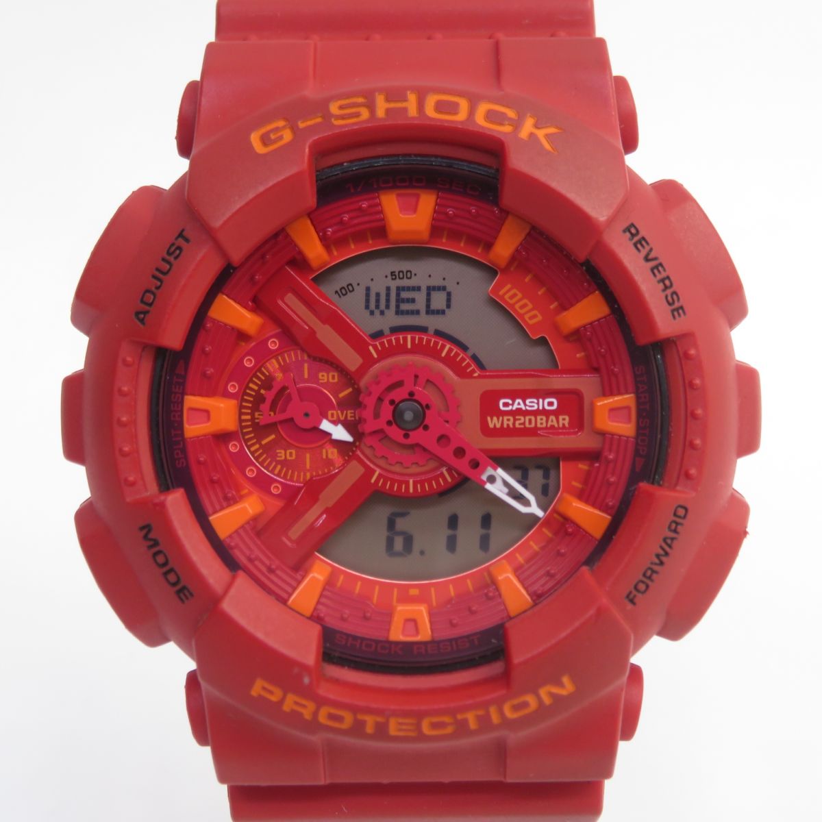 CASIO カシオ G-SHOCK Blue and Red Series GA-110AC-4AJF クオーツ 腕時計 ※中古
