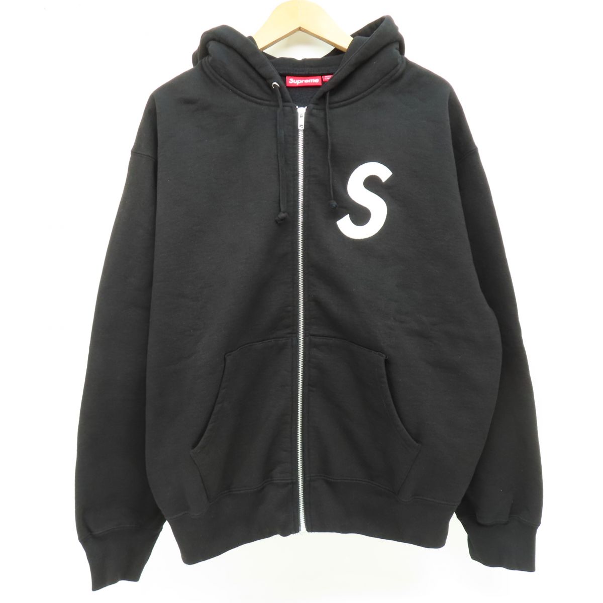 Supreme シュプリーム S Logo Zip Up Hooded Sweatshirt ジップアップフーディ スウェット パーカー Lサイズ ※中古