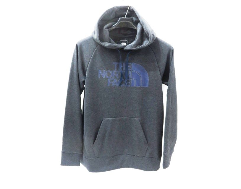THE NORTH FACE ノースフェイス スウェット カラーヘザード スウェット パーカー ロゴプリント NT62077 チャコールグレー S ※中古