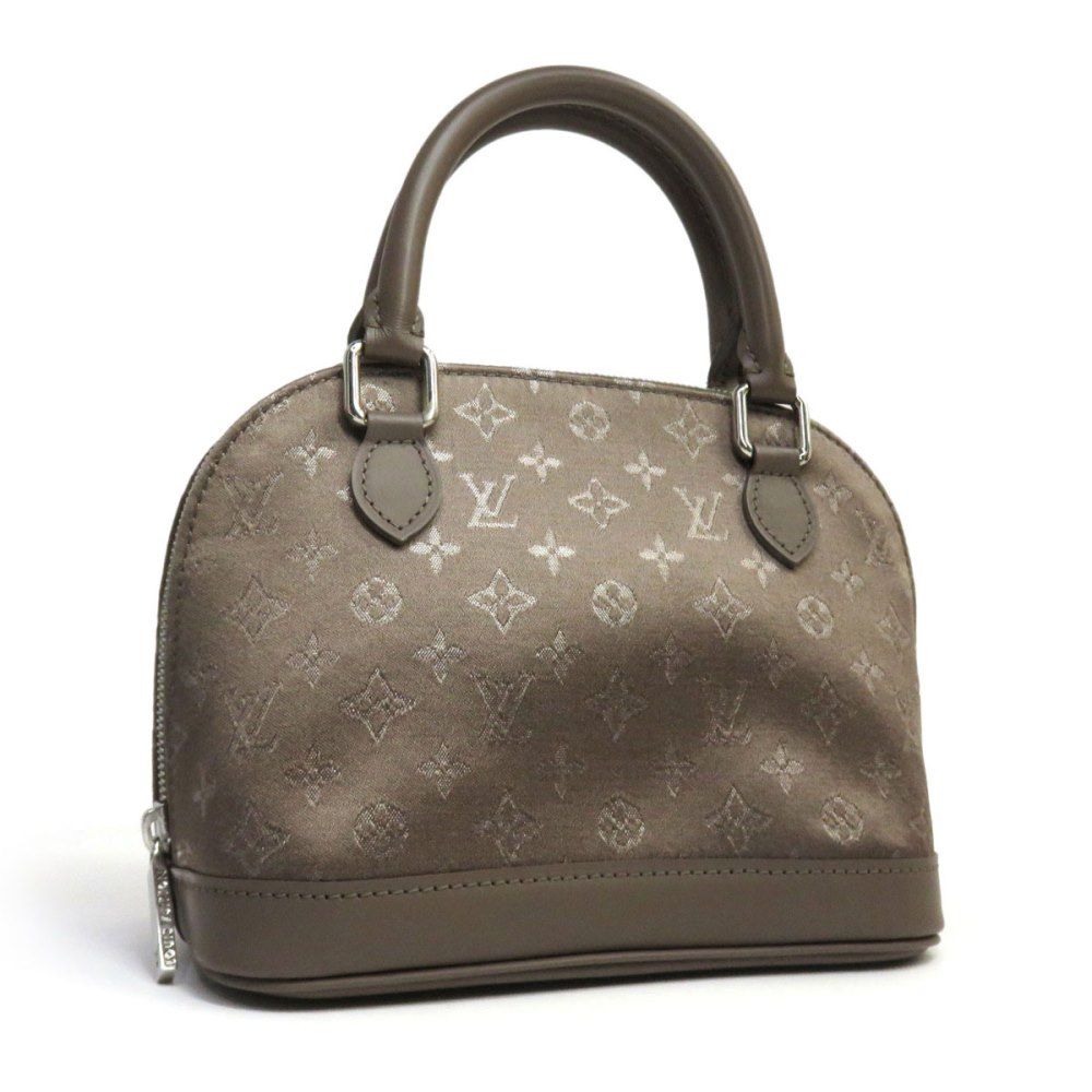 アルマ 【Sランク】 LOUIS VUITTON ルイヴィトン モノグラムサテン リトルアルマ M92147 ミニハンドバッグ