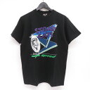 STRAY CATS ストレイキャッツ × STYLE EYES スタイルアイズ Tシャツ 半袖 プリント ブラック系 Sサイズ ※中古