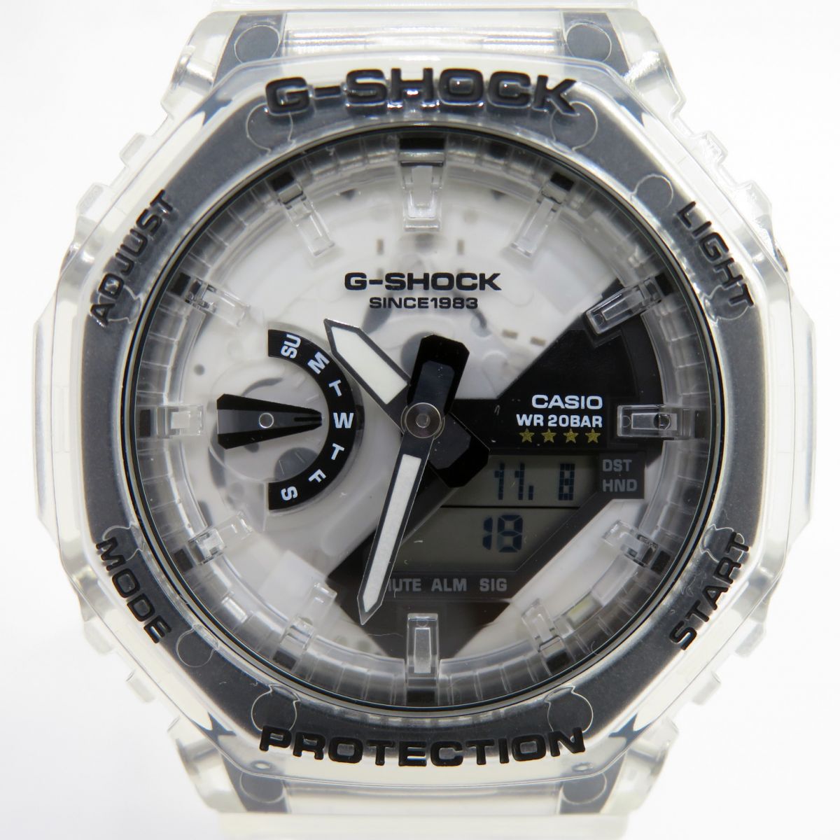 CASIO カシオ G-SHOCK 40th Clear Remix クリアリミックス 40周年限定モデル スケルトン クオーツ 腕時計 ※中古美品