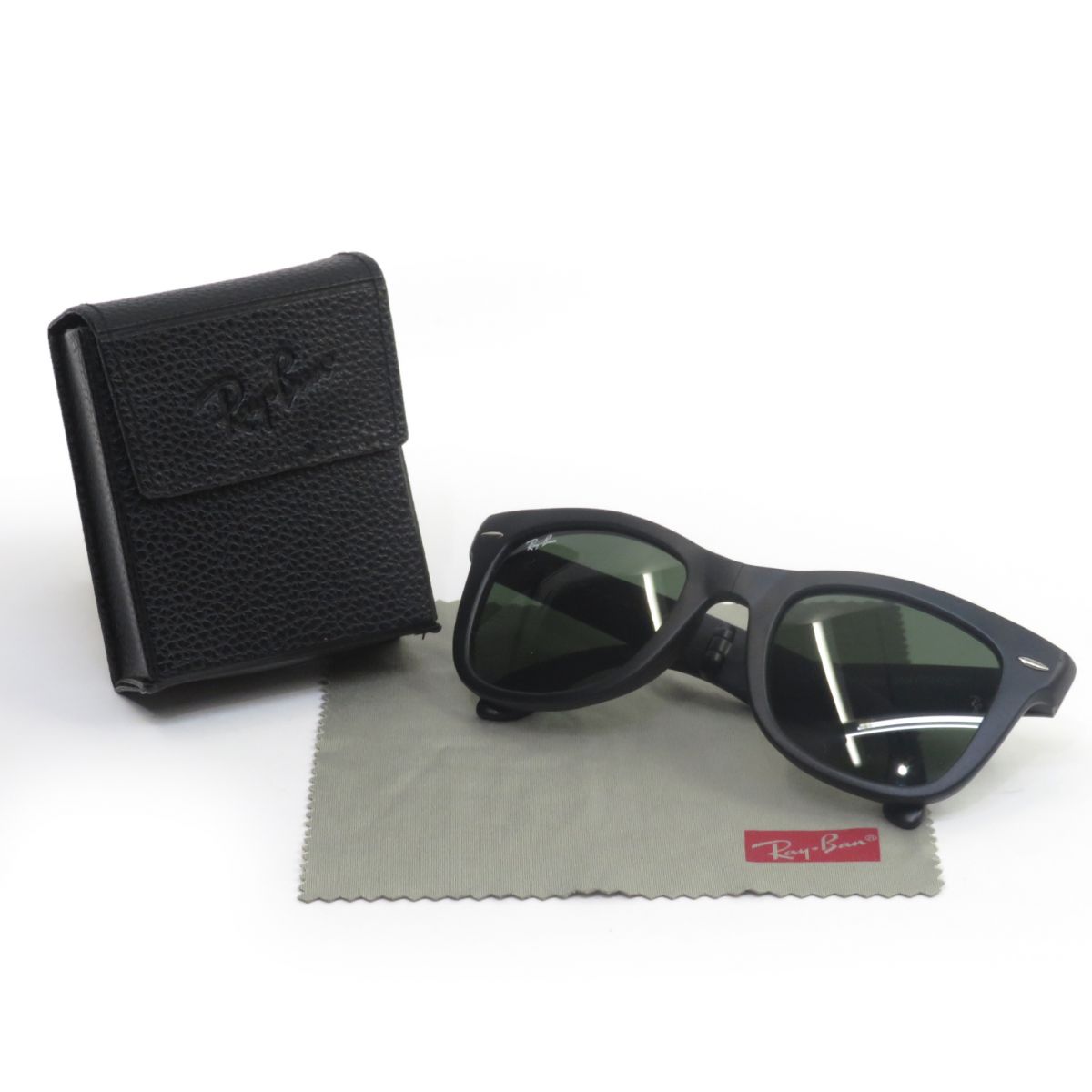 RayBan レイバン FOLDING WAYFARER フォールディング ウェイファーラー RB4105 601-S 折りたたみ サングラス ※中古