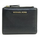 MICHAEL KORS マイケルコース Jet Set Grainy Leather WALLET 二つ折り財布 34F9GJ6F2L ※中古