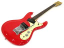 タイプ The Ventures Model Mark I 色ストロベリーレッド スペック ボディ:バスウッド ネック:メイプル 指板:ハカランダ PU配列:S-S フレット数:22f コントロール:1Vol、1Tone、3Way SW 重量 約3.4kg シリアル 2548 商品説明 Mosrite【The Ventures Model Mark I】が入荷しました！ 【コンディション】 ボルトオン、現在ネックはストレート、フレット残約5割(押弦に伴う部分消耗がございます)、ロッド余裕有。 全体に擦りキズ、打痕がございます。 ポット、ジャック、3Way SWは交換されております。 経年相応の使用感はございますが、演奏上問題のあるダメージはございません。 ご注意 ※　こちらの商品は、1本限りの中古販売価格となり、同時に店頭でも販売を行わせて頂いております。売却時の商品情報の変更は迅速を心掛けておりますが、ご注文後にすでに売却済みとなる場合、誠に恐れ入りますがご容赦ください。 ※　商品の試奏・販売は岡山店のみの取り扱いとなり、岡山店以外の店舗では対応いたしかねます。予めご了承ください。 ※　商品の状態は商品掲載時点のものとなります。店頭での展示・試奏等により多少状態が変化することがございます。予めご了承ください。 ※　商品によりましては、調整等で発送まで2〜3日いただく場合がございます。 付属品 ハードケース