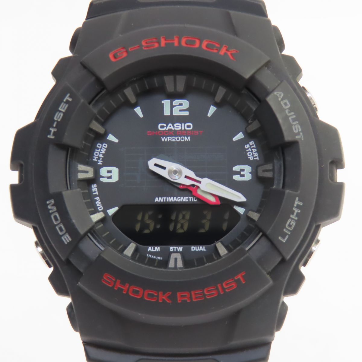 CASIO カシオ G-SHOCK G-100-1BMJF クオーツ 腕時計 ※中古