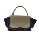 CELINE セリーヌ トラペーズ 2WAYバッグ ハンドバッグ バイカラー