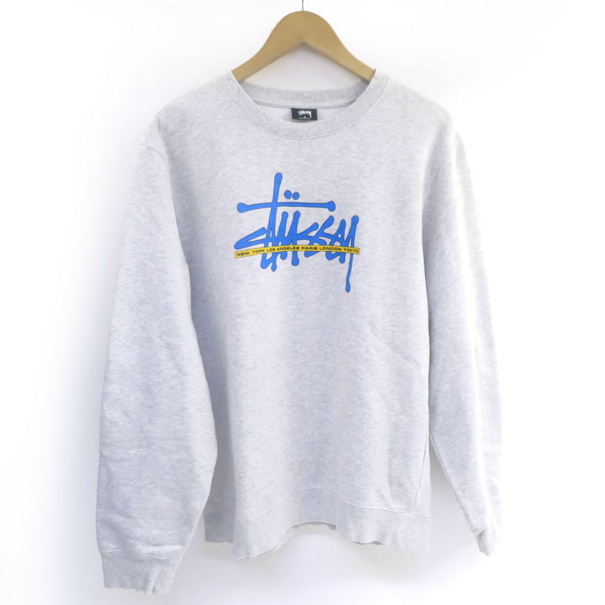 STUSSY グレー スウェット Mサイズ 楽天市場】stussy トレーナー グレーの通販