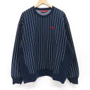 Supreme Vv[ 2024SS Pinstripe Crewneck sXgCv N[lbNXEFbg XLTCY 