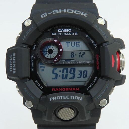 CASIO カシオ G-SHOCK MASTER OF G-LAND RANGEMAN レンジマン GW-9400J-1JF タフソーラー 腕時計 ※中古 CASIO カシオ G-SHOCK MASTER OF G-LAND RANGEMAN レンジマン GW-9400J-1JF タフソーラー 腕時計 ※中古