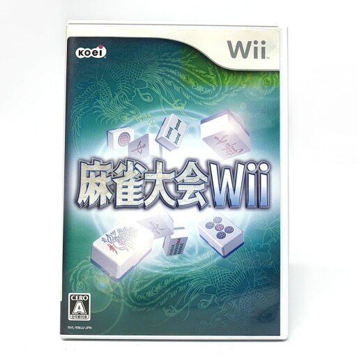 Wii ソフト 麻雀大会Wii コーエーテクモゲームス ※中古【津山店】 Wii ソフト 麻雀大会Wii コーエーテクモゲームス ※中古【津山店】