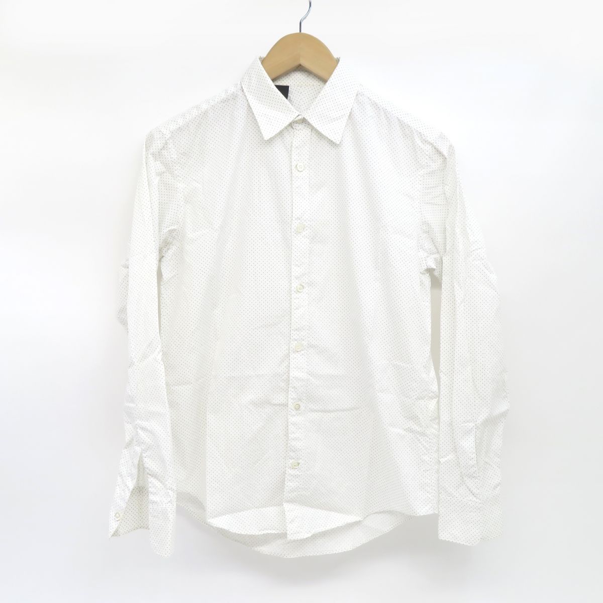 Rakuten - N.HOOLYWOOD エヌ ハリウッド ドット 長袖シャツ サイズ36 252-SH03peg ※中古