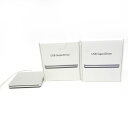 Apple USB SuperDrive MD564ZM/A 3点セット ※中古