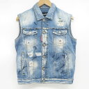 DSQUARED2 ディースクエアード デニムベスト サイズ46 ※中古