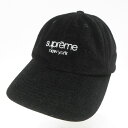 Supreme シュプリーム GORE-TEX Corduroy Classic Logo 6-Panel コーデュロイ 6パネルキャップ 帽子 ワンサイズ ※中古