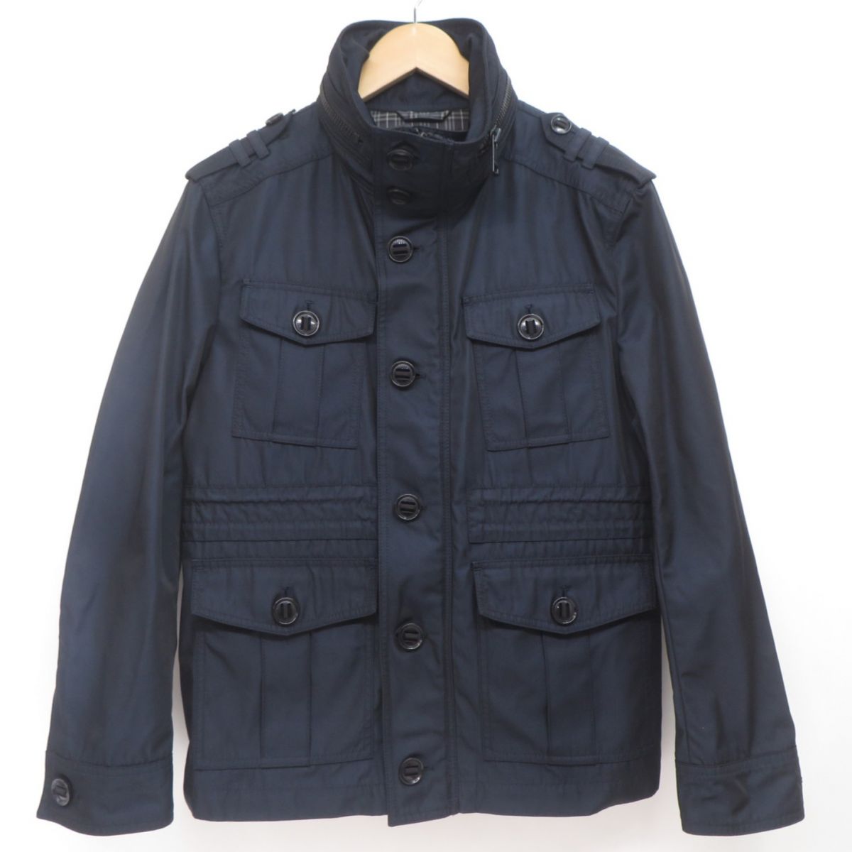 BURBERRY BLACKLABEL ミリタリージャケット L ブラック 2507111315pxyok.jpg