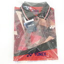 【未使用】YONEX ヨネックス ウィメンズゲームシャツ No.20737 サンセットレッド Mサイズ テニスウェア