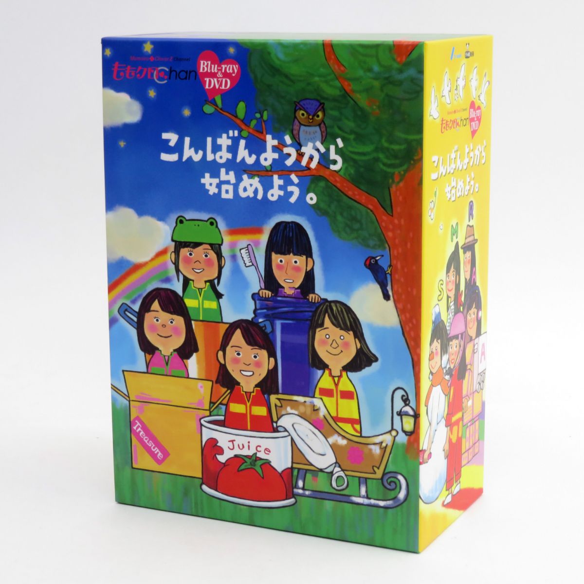 Blu-ray ももいろクローバーZ ももクロChan こんばんようから始めよう。 第22集〜第26集 収納BOX付き ※中古(第23集のみ未開封)