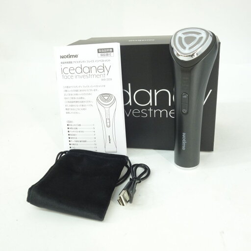 notime アイスダンディ フェイス インベストメント SKB-2209 家庭用美顔器 ※中古美品 notime アイスダンディ フェイス インベストメント SKB-2209 家庭用美顔器 ※中古美品