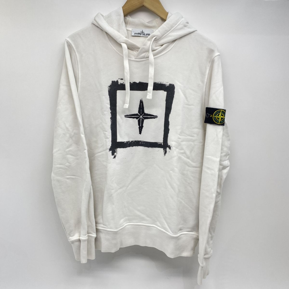 乐天商城 - STONE ISLAND ストーンアイランド Pullover Hoodie フーディー パーカー Sサイズ 741565894 ※中古