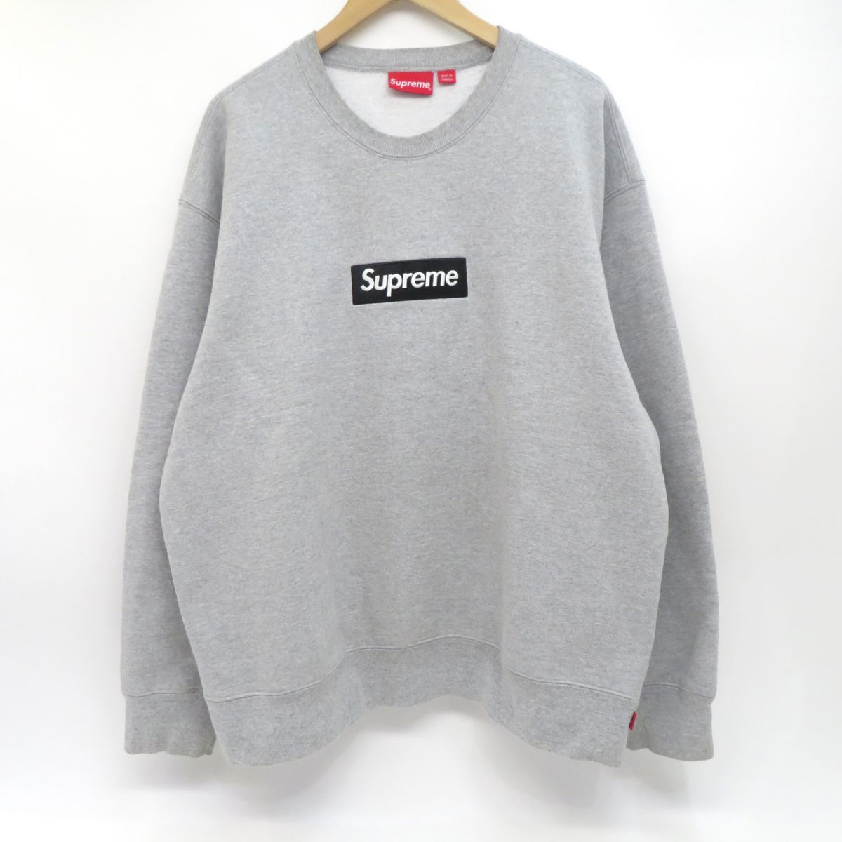 Supreme グレー トレーナー XL ボックスロゴ boxlogo 本日限定 楽天市場】supreme box logo(スウェット・トレーナー|トップス