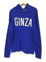 【中古】THE CONVENI×fragment design GINZA FRAGMENT HOODIE PUM-28100-C ザ・コンビニ フラグメント スウェットパーカー ブルー Mサイズ【長崎時津店】