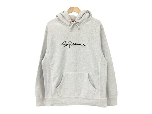 【中古】Supreme(シュプリーム)18FW Classic Script Hooded Sweatshirt ロゴ刺繍 プルオーバー パーカー Mサイズ【長崎時津店】 【中古】Supreme(シュプリーム)18FW Classic Script Hooded Sweatshirt ロゴ刺繍 プルオーバー パーカー Mサイズ【長崎時津店】
