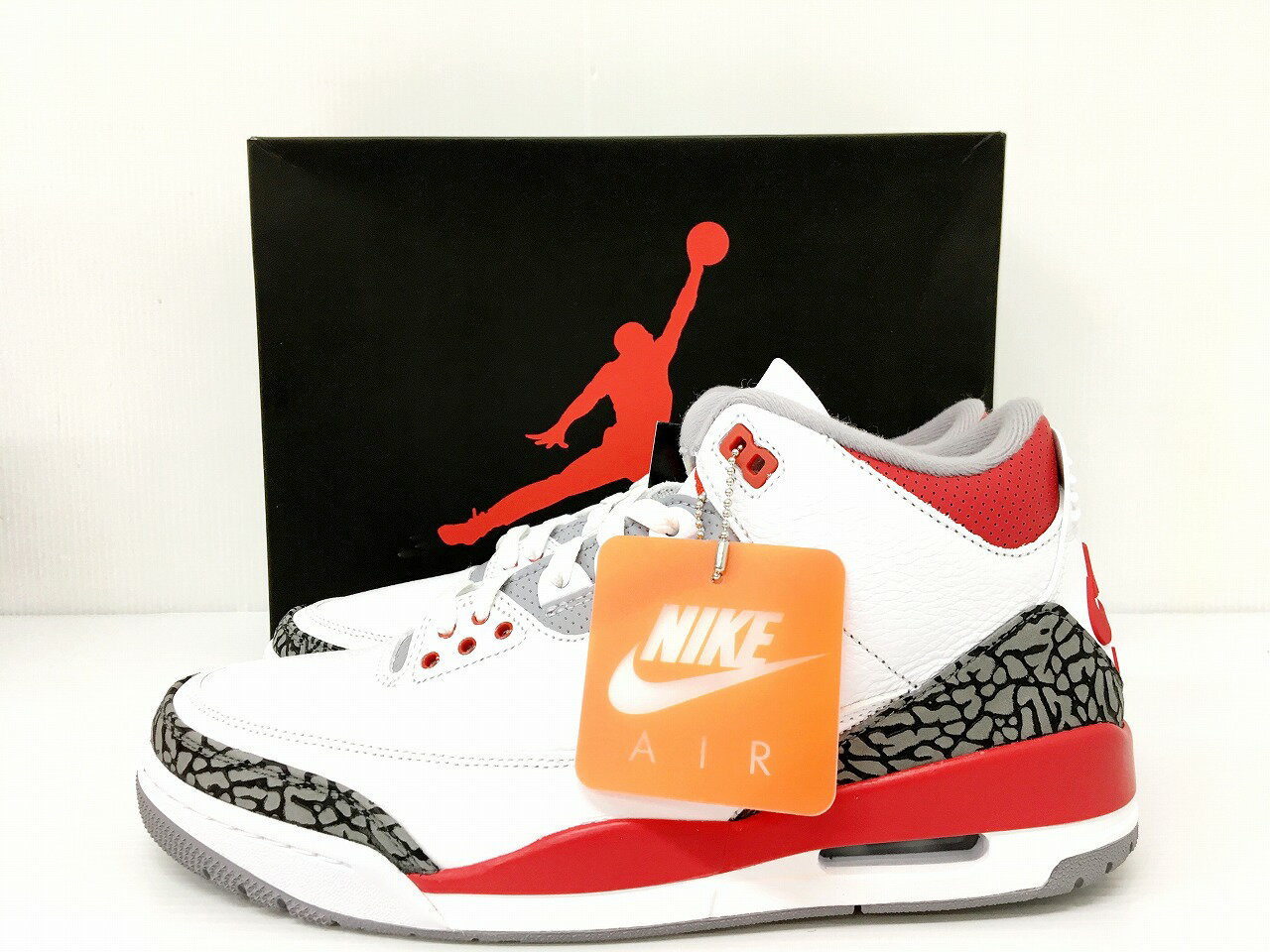 ygpzNIKE AIR JORDAN 3 RETRO DN3707-160 WHITE/FIRE RED-BLACK iCL GAW[_3 g zCg/t@C[bh-ubN 28.5cmy莞ÓXz