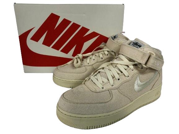 【未使用】STUSSY×NIKE AIR FORCE 1 '07 MID SP 