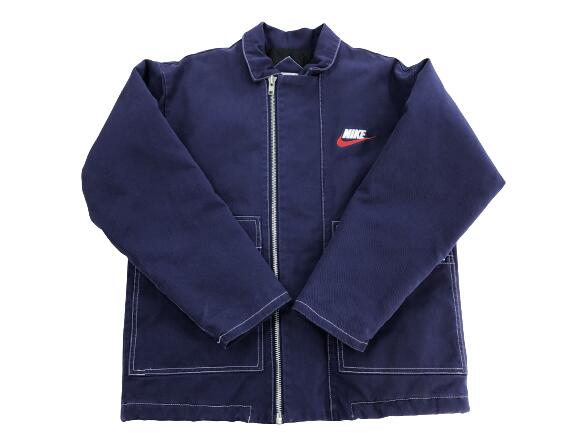 【中古】Supreme×NIKE Double Zip Quilted Work Jacket 18AW シュプリーム×ナイキ ダブルジップ キルティング ワークジャケット 【広田店】