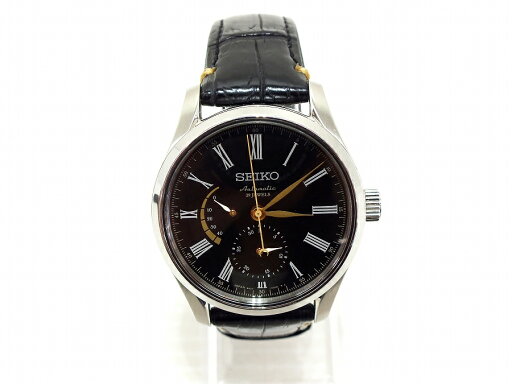 【中古】SEIKO SARW013 6R27-00G1 セイコープレサージュ 6R27-00G1 メンズ レザー クロコダイルレザー 自動巻き ブラックほぼ未使用 【鹿屋店】 【中古】SEIKO SARW013 6R27-00G1 セイコープレサージュ 6R27-00G1 メンズ レザー クロコダイルレザー 自動巻き ブラックほぼ未使用 【鹿屋店】