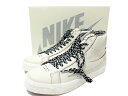 【未使用】 Welcome Skateboarding × Nike SB Blazer Mid QS Sail FQ0795-100 28cm ウェルカムスケートボーディング × ナイキ SB ブレーザー ミッド セイル メンズ スニーカー 靴 【鹿屋店】