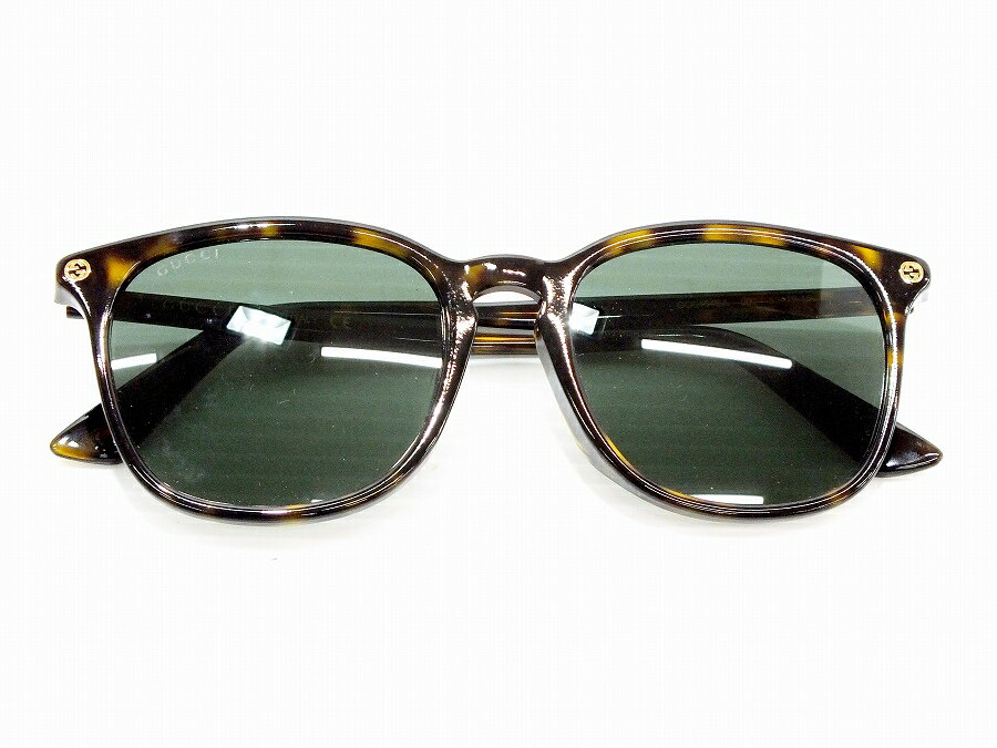 【中古】GUCCI "グッチ" サングラス GG0154SA ウェリントン べっ甲【鹿屋店】