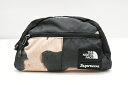【中古】 Supreme × The North Face Bleached Denim Print Roo II Waist Bag NM72153I "シュプリーム ザノースフェイス ブリーチド デニム プリント ルー2" ウエストバッグ【日南店】