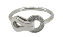 【中古】Cartier “カルティエ” アグラフ リング Au750 K18WG 指輪 アクセサリー 48 (7.5号相当) ホワイトゴールド【鹿児島店】(4)
