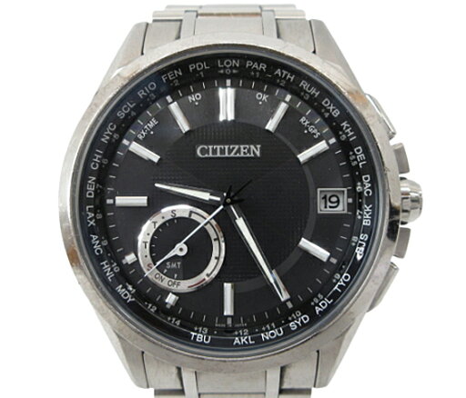 【中古】CITIZEN “シチズン” ATTESA ECO-DRIVE アテッサ エコ・ドライブ GPS衛星電波 サテライトウェーブ スーパーチタニウム チタン ソーラーウォッチ 腕時計 MADE IN JAPAN CC3010-51E F150-T021581 シルバー ブラック【鹿児島店】 【中古】CITIZEN “シチズン” ATTESA ECO-DRIVE アテッサ エコ・ドライブ GPS衛星電波 サテライトウェーブ スーパーチタニウム チタン ソーラーウォッチ 腕時計 MADE IN JAPAN CC3010-51E F150-T021581 シルバー ブラック【鹿児島店】