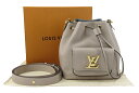 【中古】LOUIS VUITTON “ルイヴィトン” カーフレザー ロックミー・バケット NV 2WAYショルダー ハンドバッグ クロスボディ 斜め掛け 肩掛け...