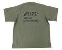 【中古】WTAPS “ダブルタップス” 21SS SMOCK/SS/COPO.RIPSTOP.COOLMAX スモック プルオーバーシャツ リップストップ クールマックス 211GWDT-SHM04 サイズ2 オリーブドラブ【鹿児島店】