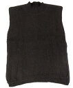 【中古】MARKAWARE “マーカウェア” 21AW NATURAL BLACK ALPACA BRUSHED BLACK ALPACA VEST ナチュラル...