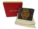 【中古】LOUIS VUITTON“ルイヴィトン” モノグラム・ストライプ ポルトフォイユ・ミュルティプル ショートウォレット 二つ折り財布 札入れ M81108 ブラウン系【鹿児島店】