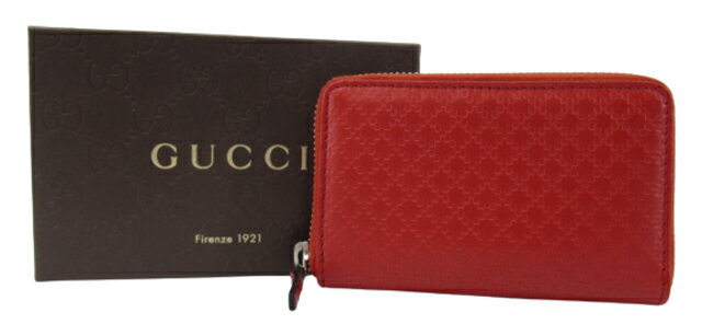 【中古】GUCCI“グッチ” ディアマンテ ラウンドファスナー コインケース 小銭入れ カードケース 名刺入れ コンパクトウォレット 財布 250465・203887 オレンジ系 【鹿児島店】