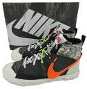 【未使用】NIKE×READYMADE ナイキ×レディメイド BLAZER MID ブレザー ミッド CZ3589-001 スニーカー 靴 BLACK/TOTAL ORANGE-VAST GREY 26.5cm【鹿児島店】