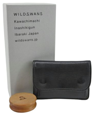 【中古】WILDSWANS“ワイルドスワンズ”TONGUE タング イングリッシュブライドル コインケース コンパクトウォレット 財布 TONGUE/EB/BK 牛革 ブラック【鹿児島店】