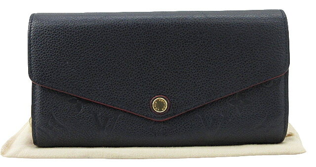 【中古】LOUIS VUITTON “ルイヴィトン” モノグラム・アンプラント ポルトフォイユ・サラ ロングウォレット 長財布 M62125 マリーヌルージュ【鹿児島店】