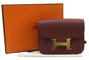 【新品】HERMES “エルメス” コンスタンス スリム コンパクトウォレット 財布 ゴールド金具 W刻印 2024年 H082214CC ルージュ【鹿児島店】