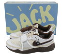【未使用】NIKE×Travis Scott “ナイキ×トラヴィススコット” ZOOM FIELD JAXX "WHITE AND LIGHT CHOCOLATE" ズームフィールド ジャックス ホワイト アンド ライトチョコレート HQ3073-100 スニーカー 28.5cm【鹿児島店】