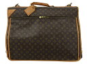 【中古】LOUIS VUITTON “ルイヴィトン” モノグラム ポルタブル・キャビン ガーメントスーツケース 2WAYショルダー トラベルバッグ M23420 ブラウン系【鹿児島店】(4)