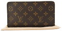 【中古】LOUIS VUITTON “ルイヴィトン” モノグラム ポルトモネ・ジップ ラウンドファスナー ロングウォレット 長財布 M61727 ブラウン系【鹿児島店】