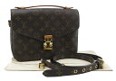 【中古】LOUIS VUITTON “ルイヴィトン” モノグラム ポシェット・メティス MM 2WAYショルダー ハンドバッグ クロスボディ 斜め掛け 肩掛け ...