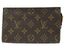 【中古】LOUIS VUITTON “ルイヴィトン” モノグラム プチ・バケットPM 付属ポーチのみ M42238 ブラウン系【鹿児島店】